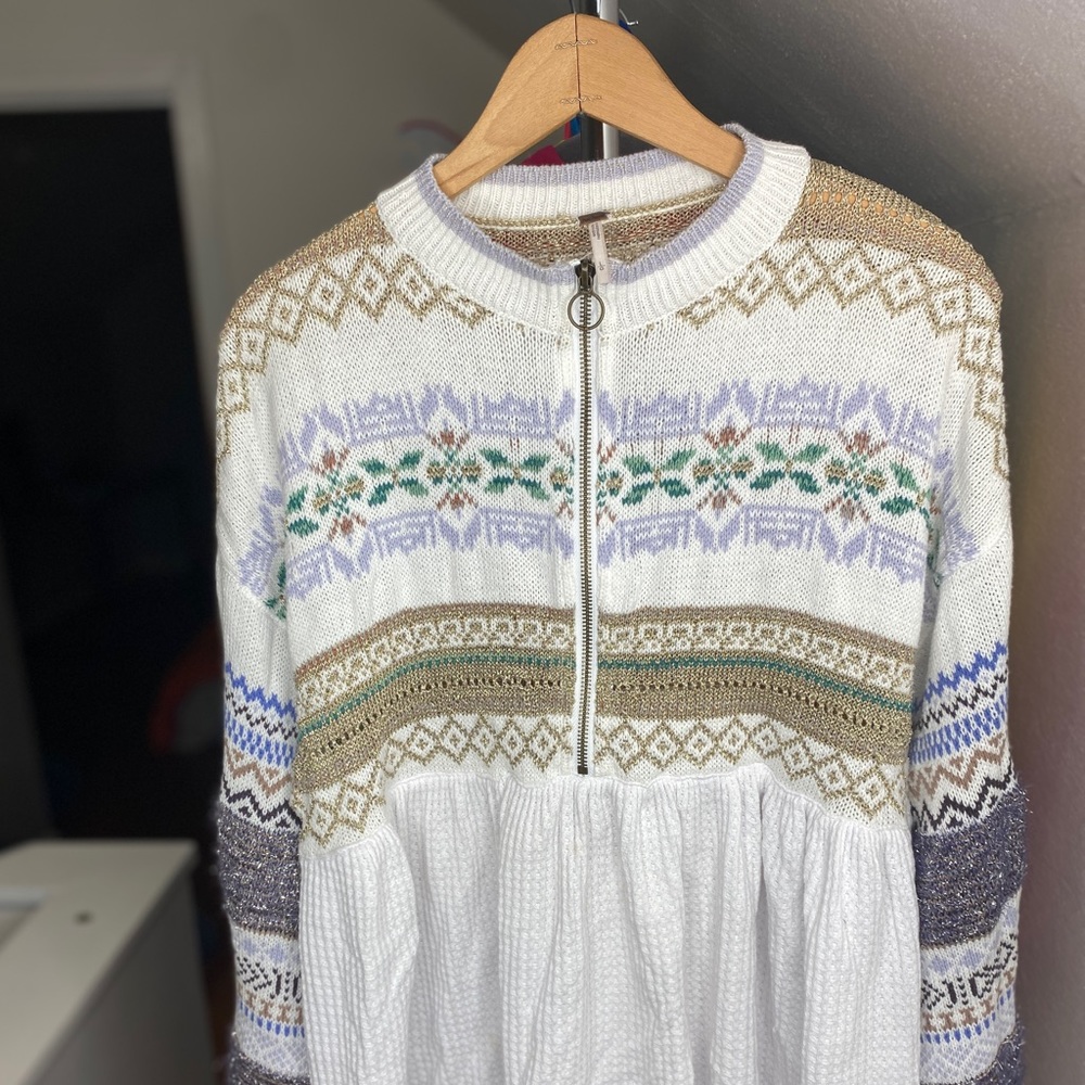 Free people holiday sweater